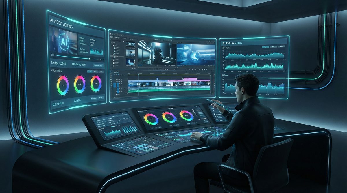 行情软件AI视频剪辑工作室