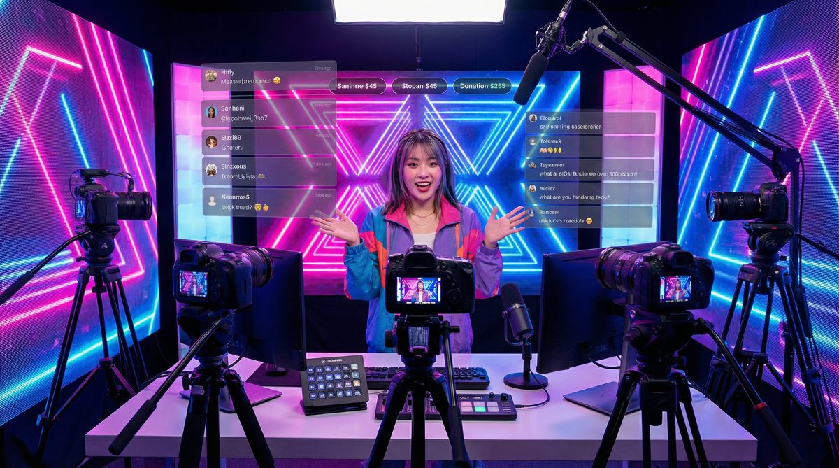 行情软件视频直播互动现场